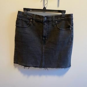 Madewell Stretch Denim Straight Skirt - size 29
